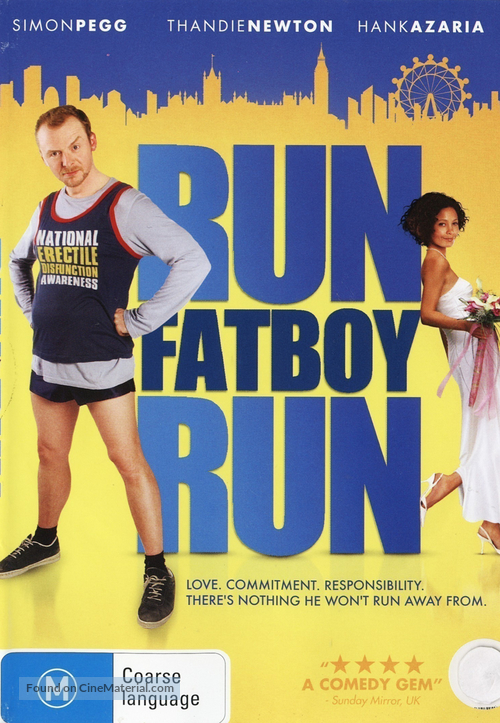 Run Fatboy Run - Australian DVD movie cover