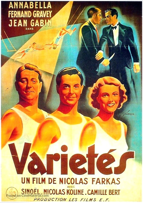 Vari&egrave;t&egrave;s - French Movie Poster