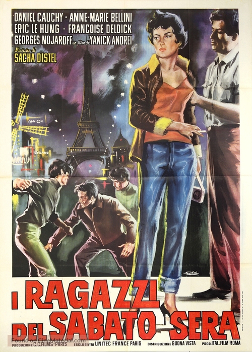 Samedi soir - Italian Movie Poster