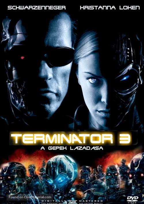 Terminator 3: Rise of the Machines - Hungarian Movie Cover
