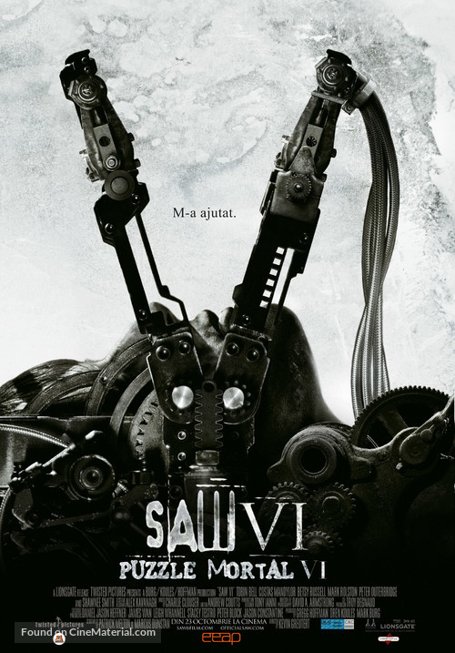 Saw VI - Romanian Movie Poster