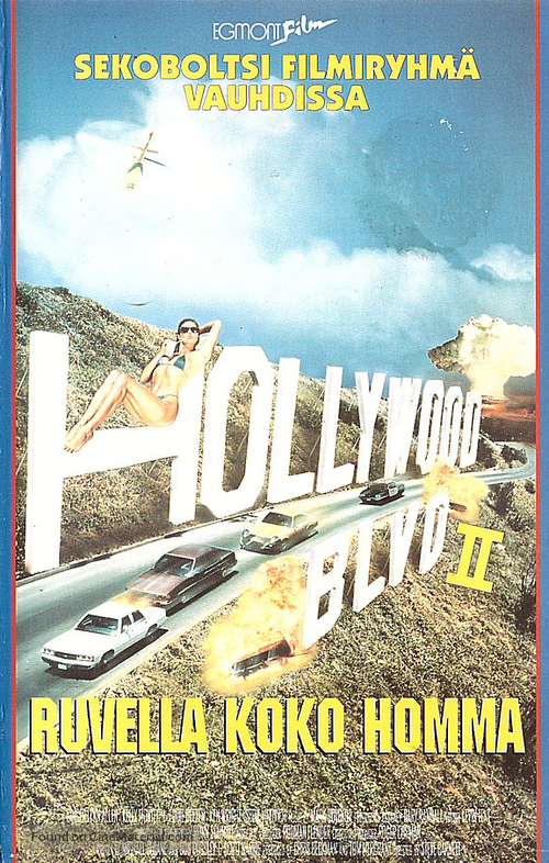 Hollywood Boulevard II - Finnish VHS movie cover