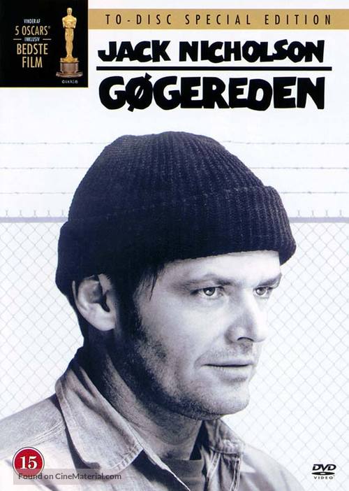 One Flew Over the Cuckoo&#039;s Nest - Danish DVD movie cover
