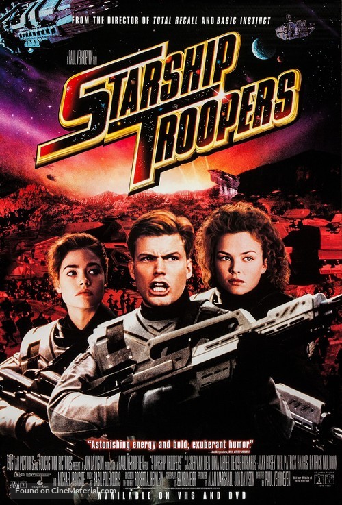 Starship Troopers - Video release movie poster
