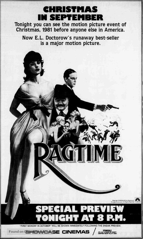 Ragtime - Movie Poster
