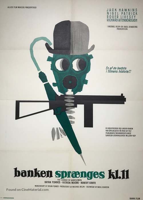 The League of Gentlemen - Danish Movie Poster