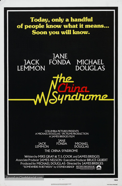 The China Syndrome - Movie Poster