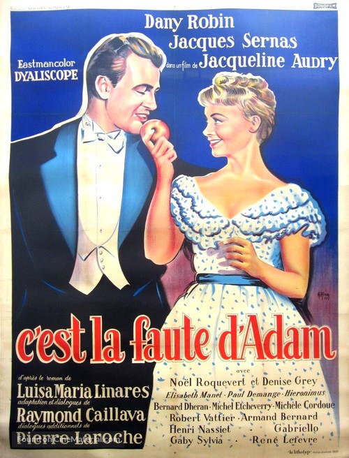 C&#039;est la faute d&#039;Adam - French Movie Poster