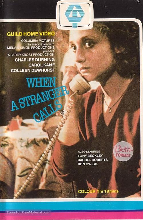 When a Stranger Calls - British VHS movie cover