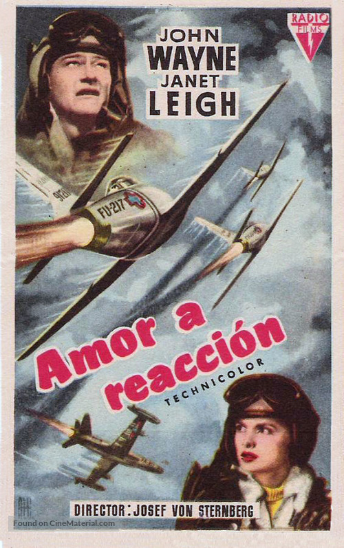 Jet Pilot - Spanish Movie Poster