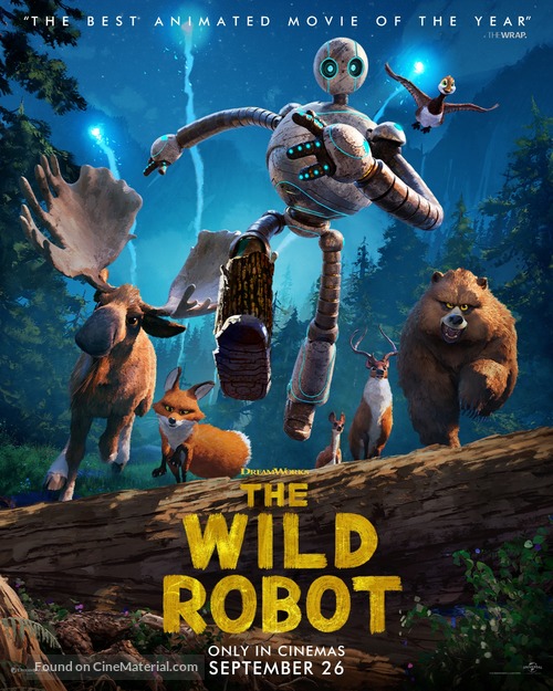 The Wild Robot - Singaporean Movie Poster