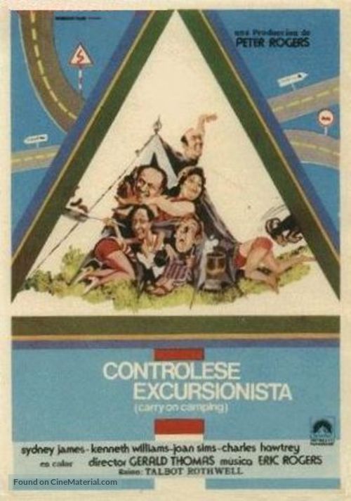 Carry on Camping - Spanish Movie Poster