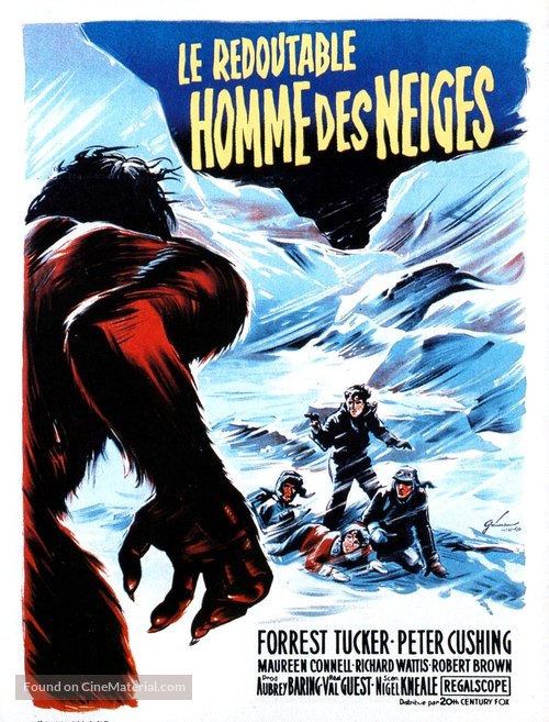 The Abominable Snowman - French Movie Poster