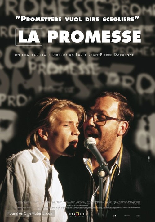 La promesse - Italian Movie Poster