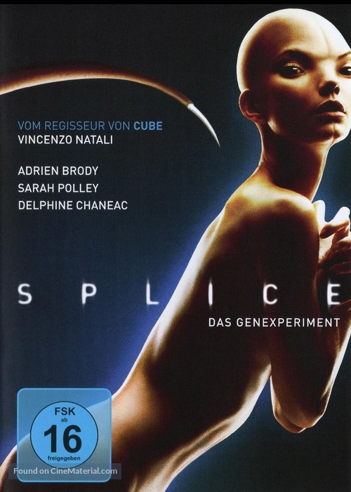 Splice - German DVD movie cover