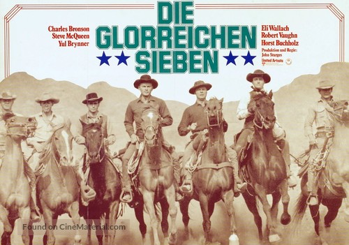 The Magnificent Seven - German Movie Poster