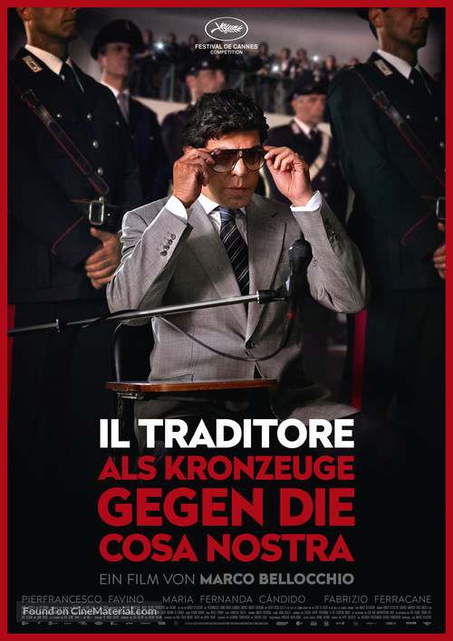 Il traditore - German Movie Poster