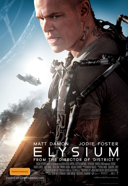Elysium - Australian Movie Poster