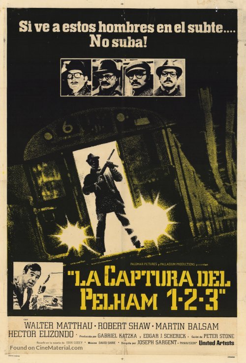 The Taking of Pelham One Two Three - Argentinian Movie Poster