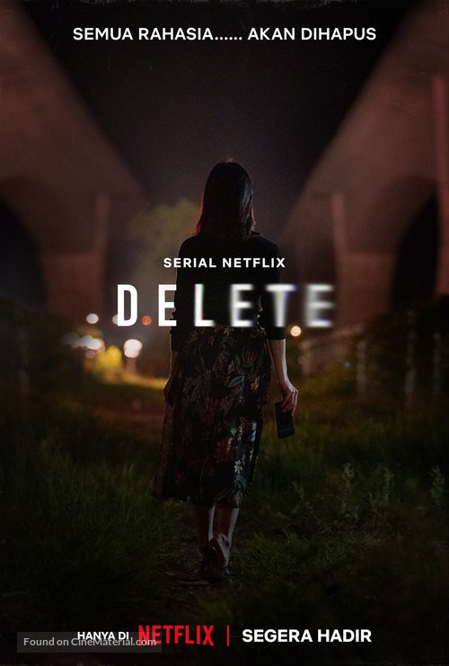 &quot;Delete&quot; - Indonesian Movie Poster