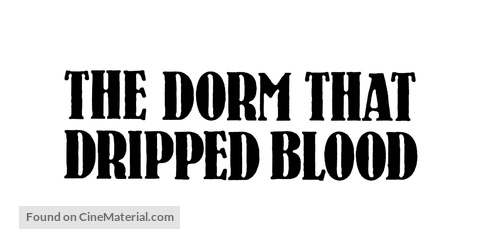 The Dorm That Dripped Blood - Logo
