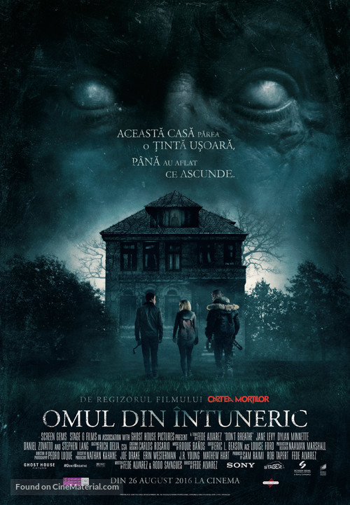 Don&#039;t Breathe - Romanian Movie Poster