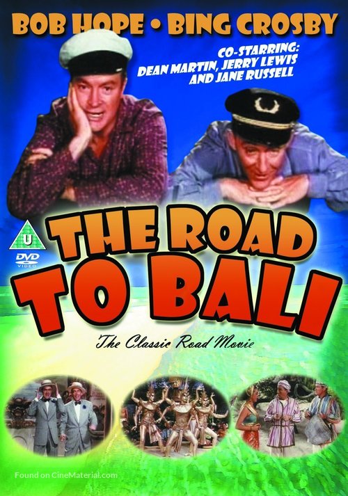 Road to Bali - British DVD movie cover