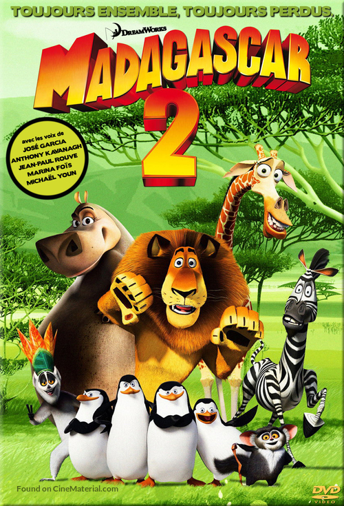 Madagascar: Escape 2 Africa - French Movie Cover