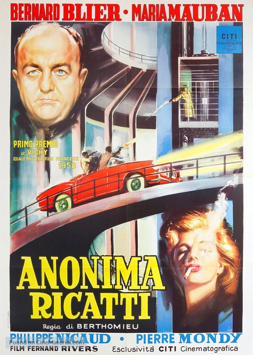 En l&eacute;gitime d&eacute;fense - Italian Movie Poster
