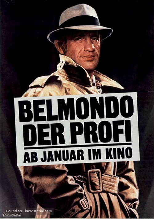 Le professionnel - German Movie Poster