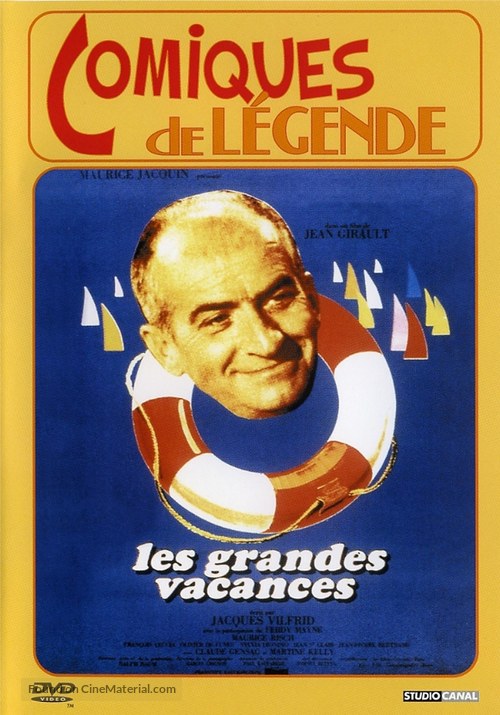 Les grandes vacances - French DVD movie cover