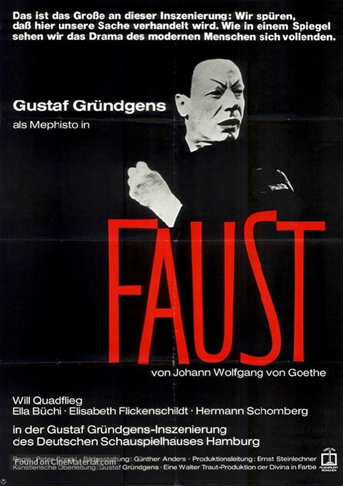 Faust - German Movie Poster