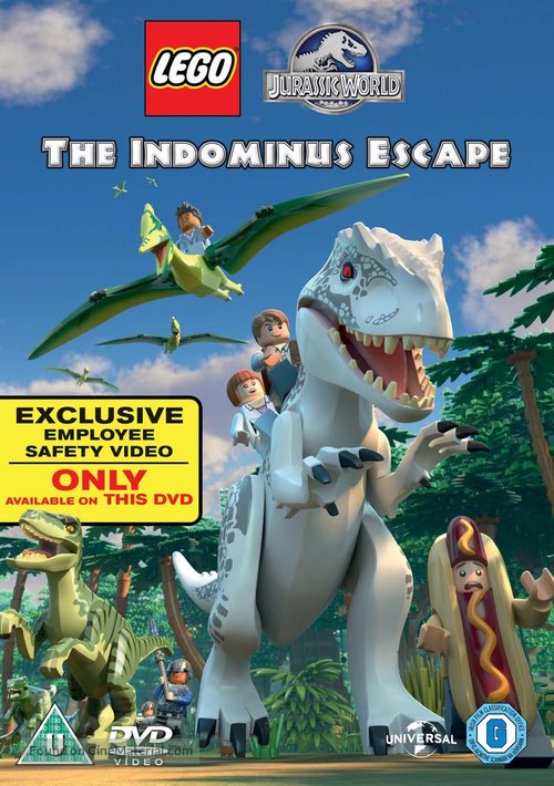 &quot;Lego Jurassic World: The Indominus Escape&quot; - British DVD movie cover