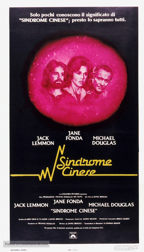 The China Syndrome - Italian Movie Poster