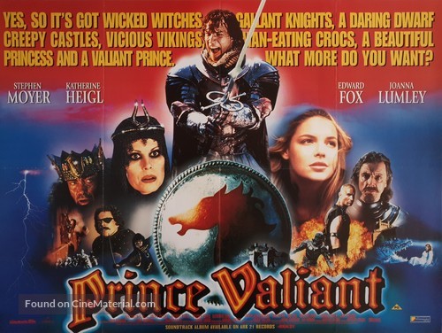 Prince Valiant - British Movie Poster