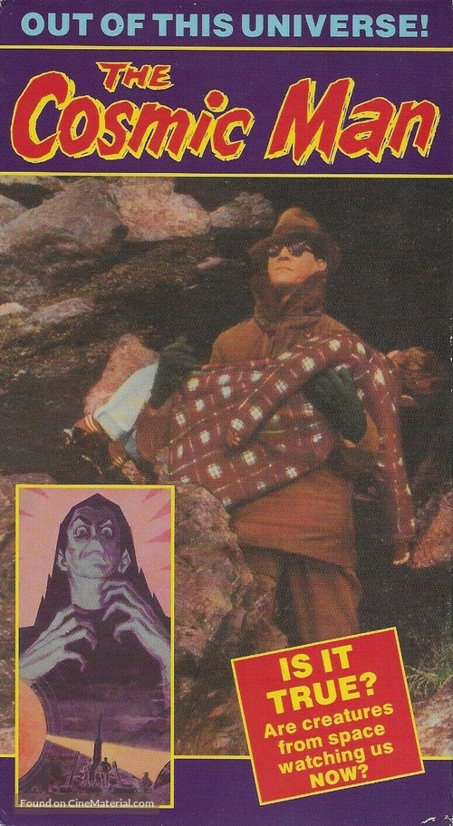 The Cosmic Man - VHS movie cover