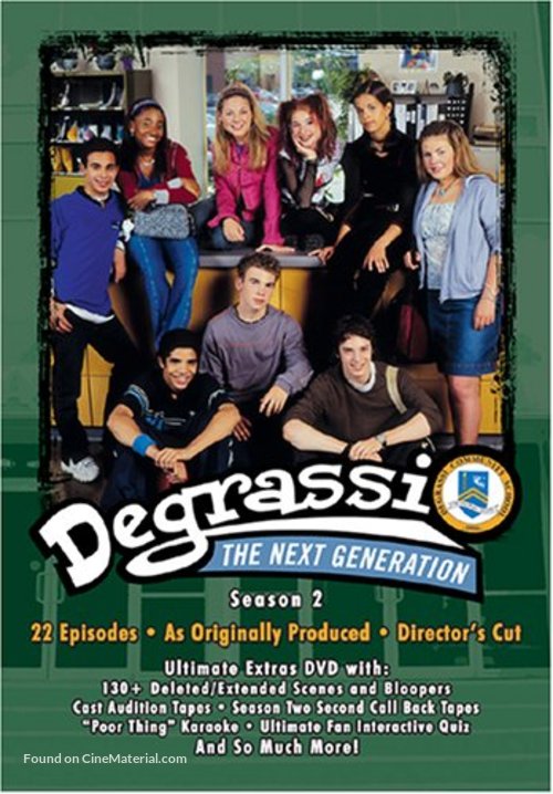 &quot;Degrassi: The Next Generation&quot; - Canadian DVD movie cover