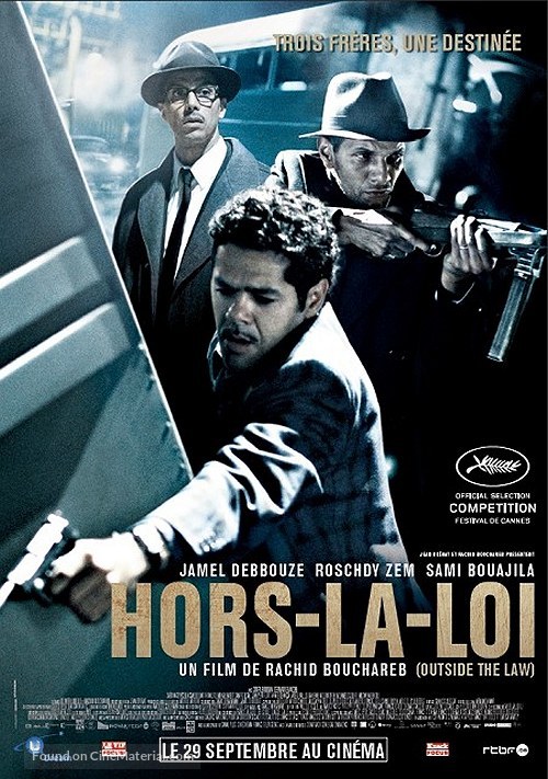 Hors-la-loi - Belgian Movie Poster