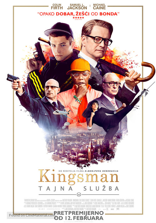 Kingsman: The Secret Service - Croatian Movie Poster