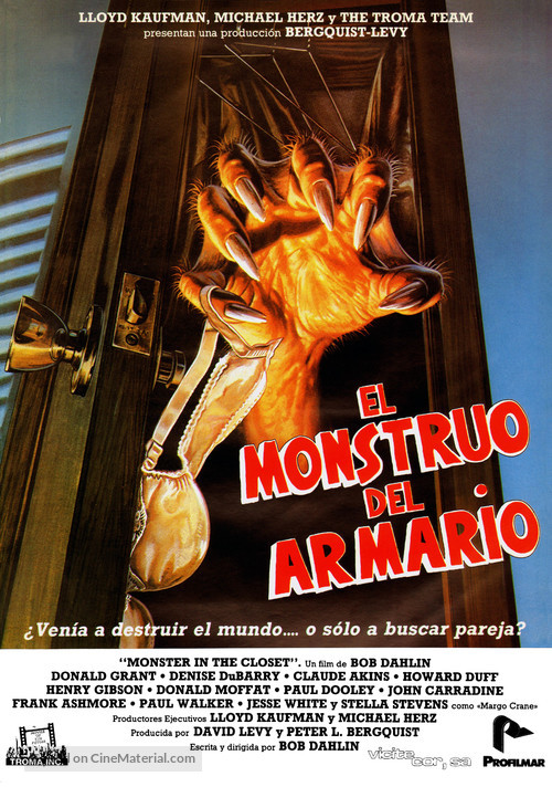 Monster in the Closet - Spanish Movie Poster
