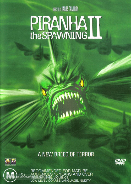 Piranha Part Two: The Spawning - Australian DVD movie cover