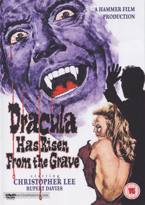 Dracula Has Risen from the Grave - British DVD movie cover