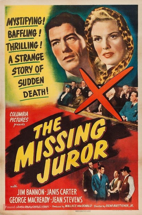 The Missing Juror - Movie Poster