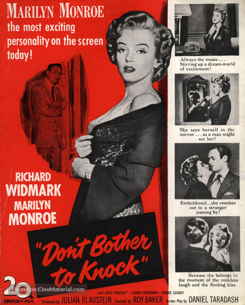 Don&#039;t Bother to Knock - Movie Poster