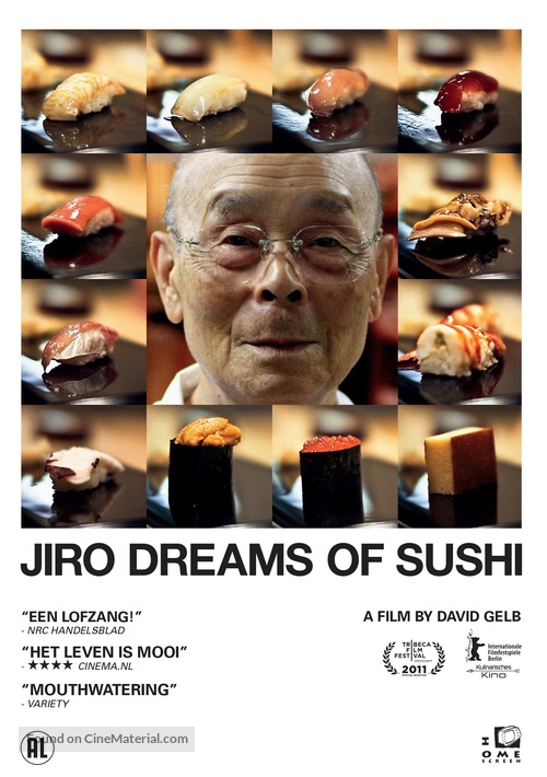 Jiro Dreams of Sushi - Dutch DVD movie cover