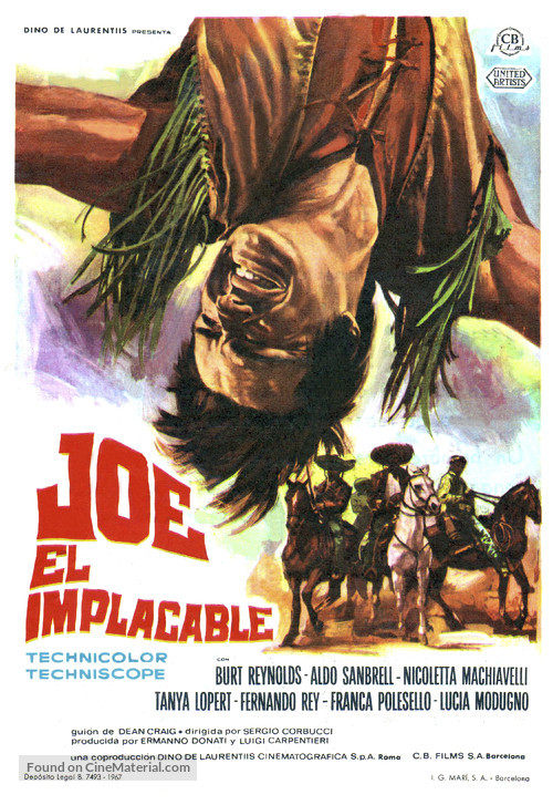 Navajo Joe - Spanish Movie Poster