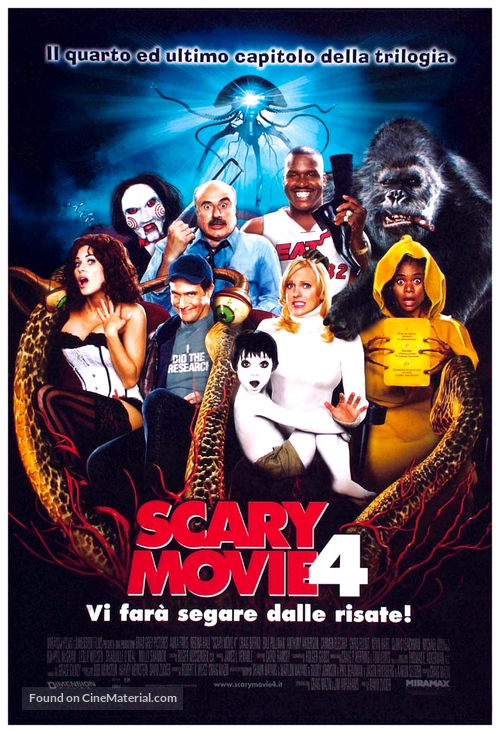 Scary Movie 4 - Italian Movie Poster