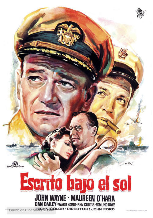 The Wings of Eagles - Spanish Movie Poster