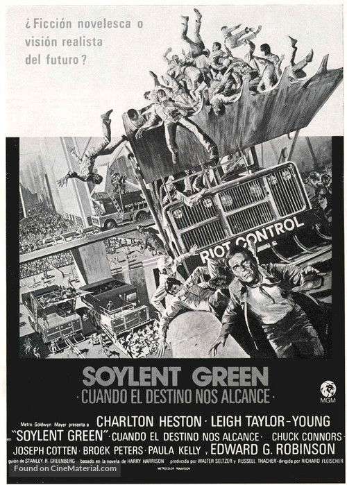 Soylent Green - Spanish Movie Poster