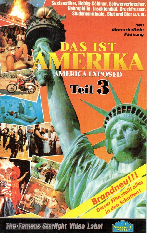 America Exposed - German VHS movie cover